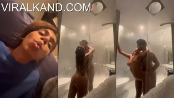 Bathroom Mein Patni Ko Diwar Pe Jhuka Ke Choda